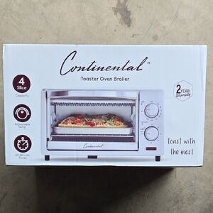 Silver Toaster Oven Broiler